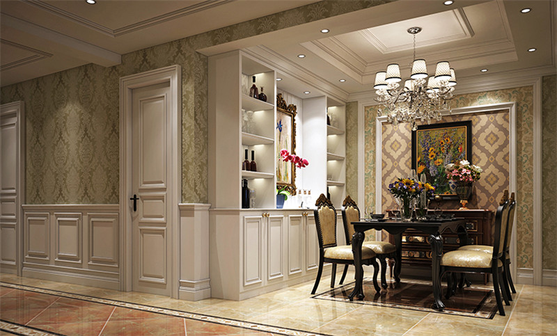 果嶺公館中式風格實景裝修案例(一)