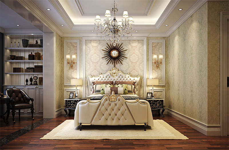 果嶺公館中式風格實景裝修案例(七)