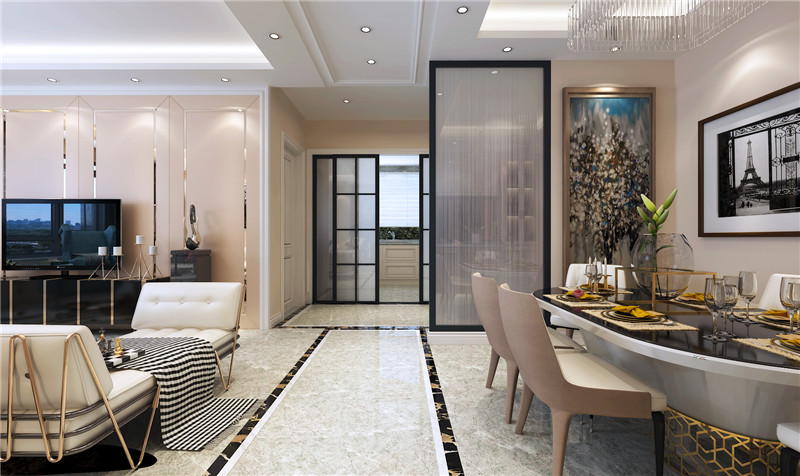 外灘三號115平「歐式風格」裝修案例(三)