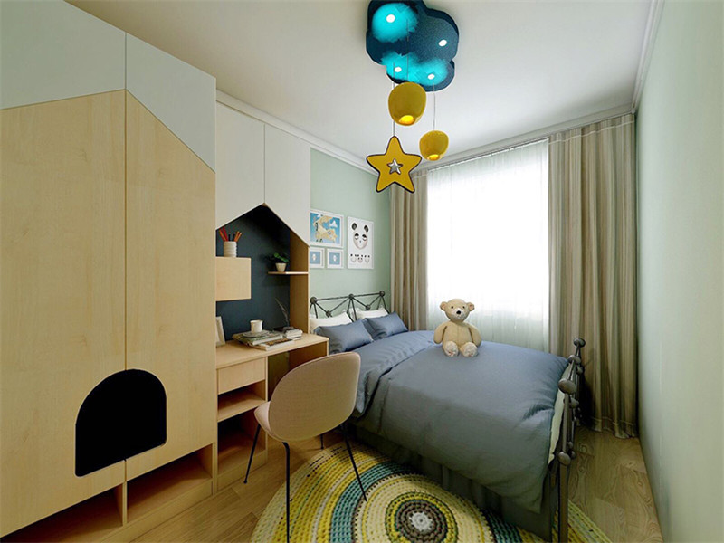 萬錦香樟樹98平「北歐風(fēng)格」裝修案例(三)