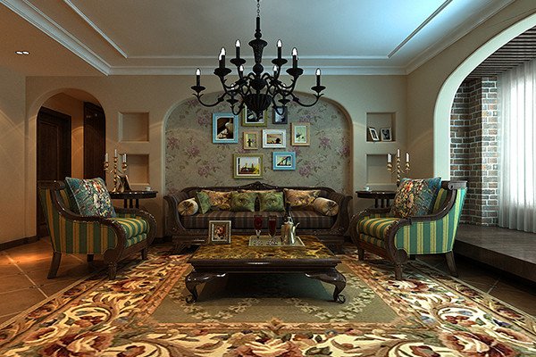 沈陽-華發首府170平米「中式」實景裝修案例圖