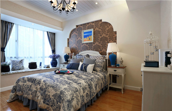 沈陽裝修公司90平米兩室「地中海」裝修風(fēng)格案例圖