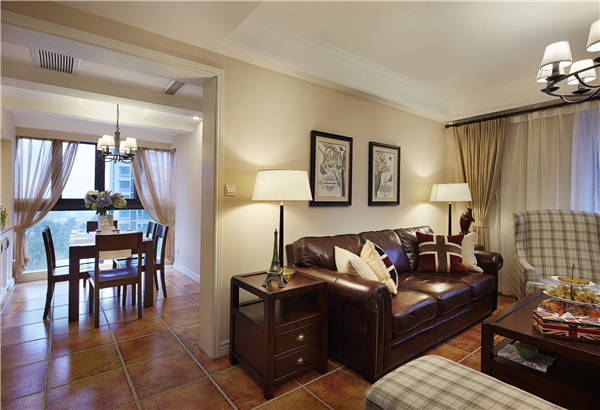 沈陽裝修公司129平「美式風格」裝修案例圖