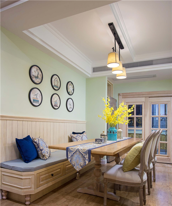 沈陽裝修公司139平米「田園風格」裝修案例圖