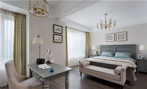 沈陽-萬達公館110平「美式風格」裝修設計風格案例