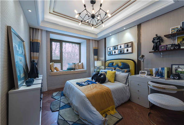 沈陽-雅賓利花園134平「輕奢風格」裝修設計案例圖