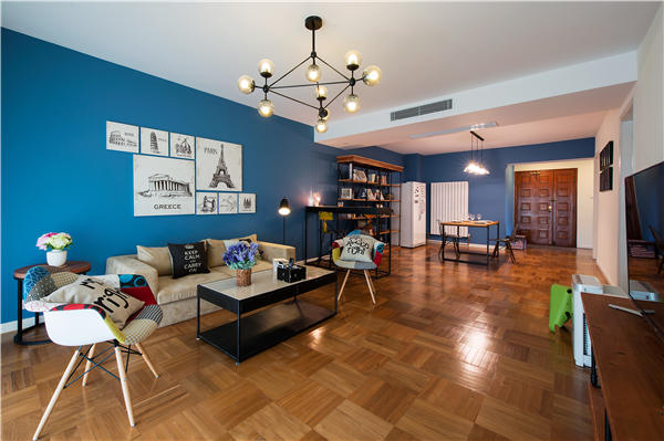 沈陽(yáng)-法蘭香頌88平「工業(yè)風(fēng)格」裝修設(shè)計(jì)風(fēng)格案例